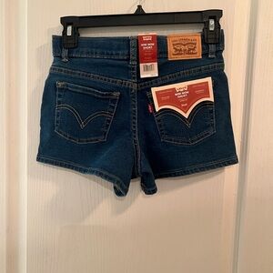 Levi's Dark Blue Jean Shorts